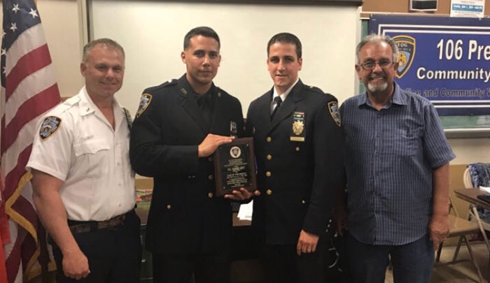 Precinct Commander and Cop of the Month Forged Bond Years Ago in Flushing