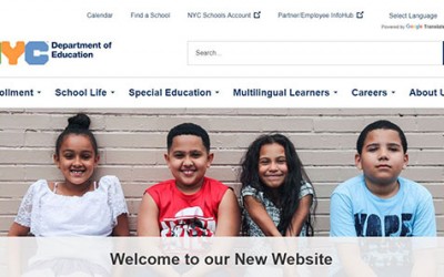 City Department of Education Touts  Redesigned Website