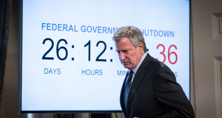 New Yorkers to Lose out on $500M per Month if Shutdown Continues past February: Mayor