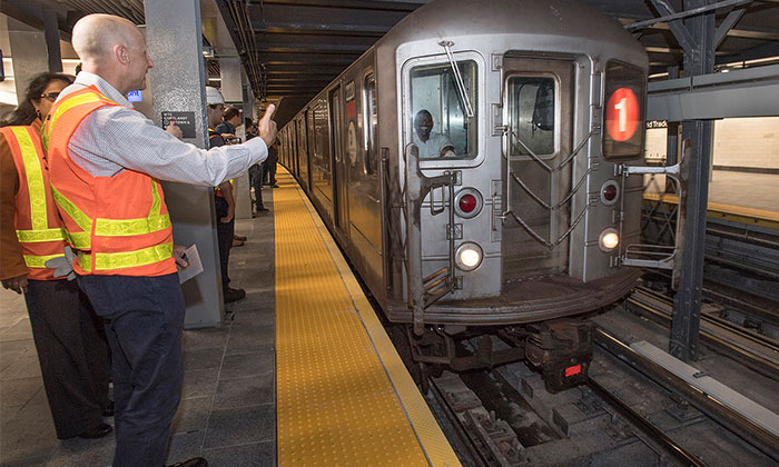 MTA Praises Progress  of Train Speed