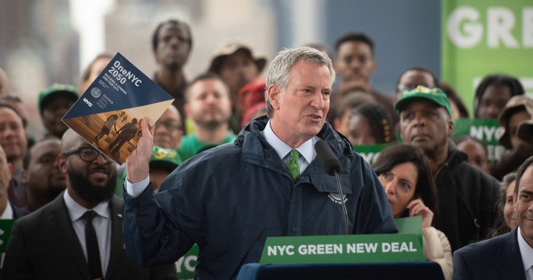 Mayor Lauds City’s Ambitious $14B Green New Deal