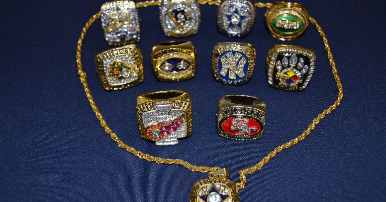 Officials Seize Phony Sports Rings