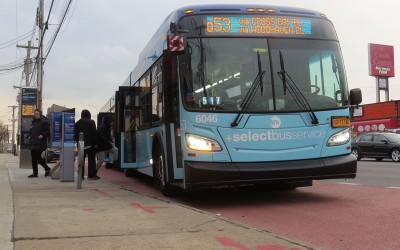 Coalition Rallies for  Bus Lane Enforcement