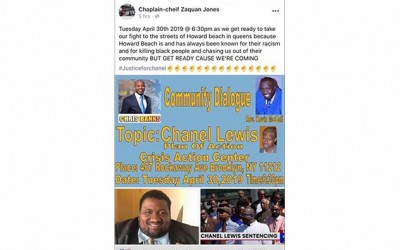 Chanel Lewis Supporter’s  Social Media Post Unnerves Community