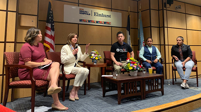 Borough Hosts Pelosi  for Immigration Meet