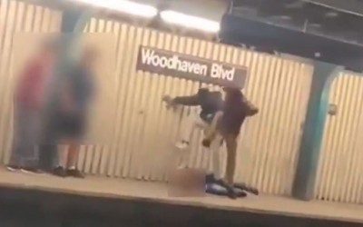 Savage Station Assault Caught on Camera