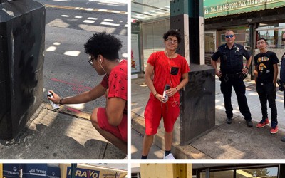 Cops & Community Have Graffiti Covered
