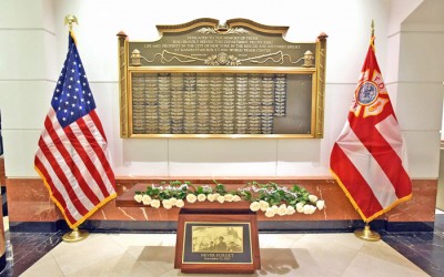FDNY Adds More Names of Members who Died  from Sept. 11-related Illnesses to Memorial Wall