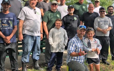 Area Fishermen Tackle Park Trash