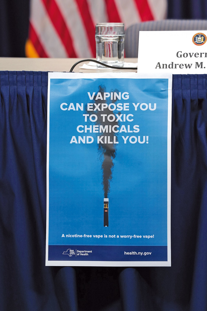 State, Nation See Sharp Increase  in Vaping-Associated Illnesses
