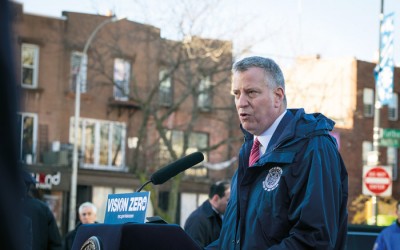 Mayor Touts Return  of Vision Zero Campaign