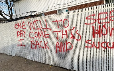Lindenwood Homes Marred by Racist Graffiti