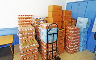 Ulrich Organizing  Food Drive