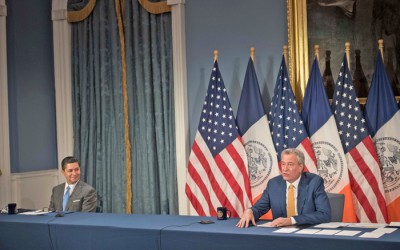 De Blasio, Carranza Tout School  Reopening Plans for Fall 2020
