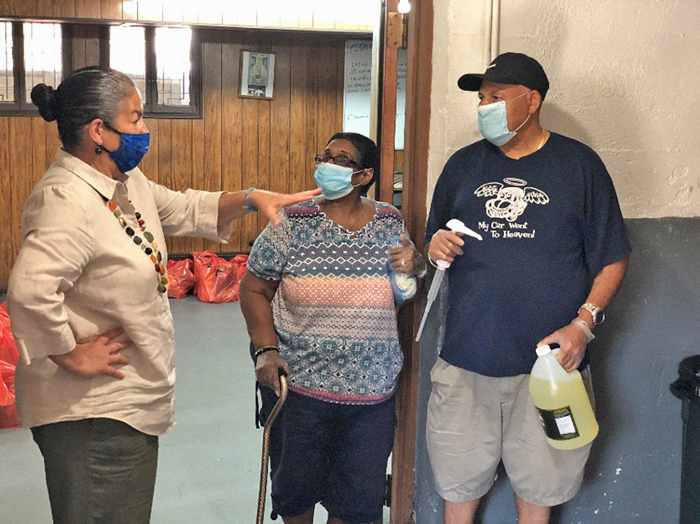 Pol Distributes PPE, Census Info