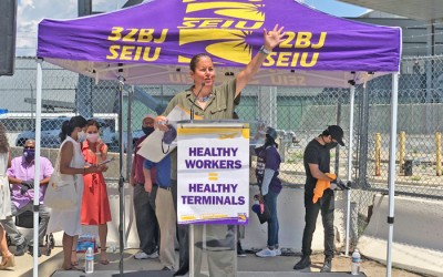 Airport Workers, Elected Officials Celebrate Healthy Terminals Act