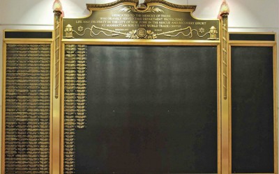 FDNY ADDS 27 NAMES TO MEMORIAL WALL FOR DEATHS RELATED TO WORLD TRADE CENTER ILLNESSES