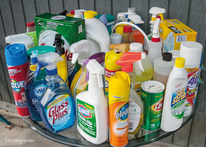 AROUND THE HOUSE Recognize potentially dangerous household chemicals