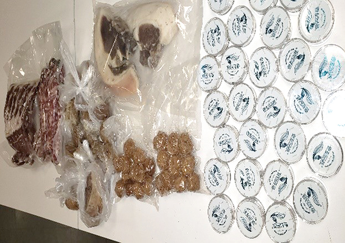 JFK Agriculture Specialists Seize Illegal Products