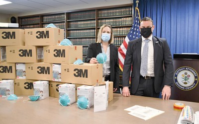 Queens DA Seizes 1.7M pieces of PPE Equipment from LIC Warehouse