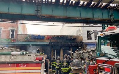Three People Hurt in 5-Alarm Inferno  that leaves Richmond Hill Dollar Store Devastated