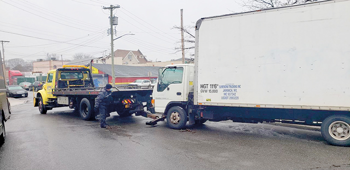 After Residents Complain,  Cops Tow Truck