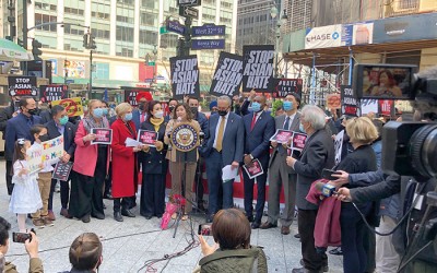 Schumer, Meng  Push Hate Crimes Bill