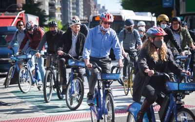 De Blasio Announces Record Creation of Bus and Bike Lanes Planned for 2021