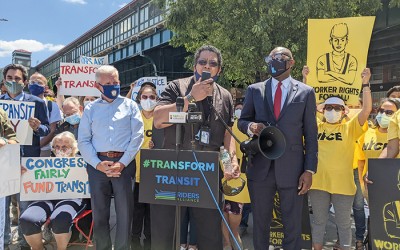 Jackson Heights Rally Kicks off Campaign to ‘Transform Transit’