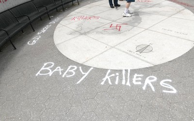 Vietnam Veterans Memorial Defaced  with Hate Graffiti