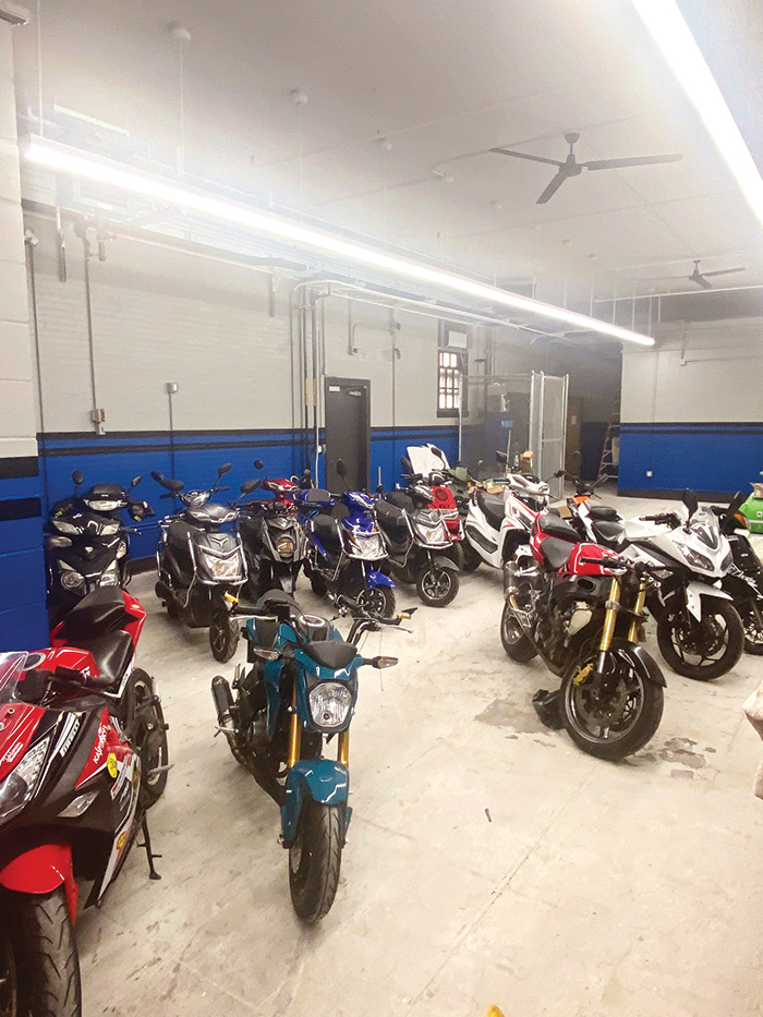 106th Precinct Helps Confiscate Illegal Bikes