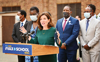 Hochul Touts #VaxtoSchool Campaign