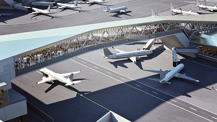 File Photo Rendering of the future LaGuardia Airport