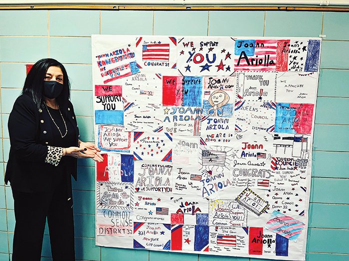 Warm Welcome for Ariola at PS 207