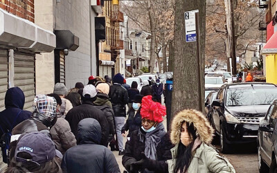 Hundreds of Concerned Borough Residents Turn out in Woodhaven for Free COVID Testing Event