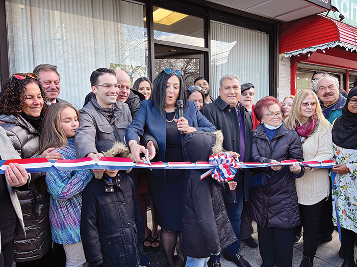 Ariola Cuts Ribbon on District Office