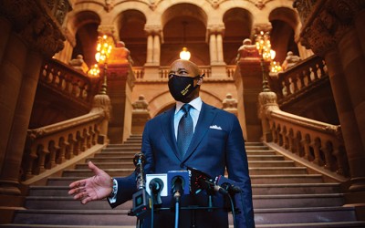 Adams Testifies before State Senate Finance and Assembly Ways and Means Committees