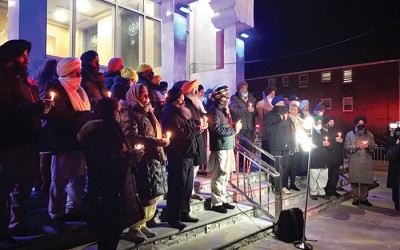 South Queens Supports City Cops at Vigils
