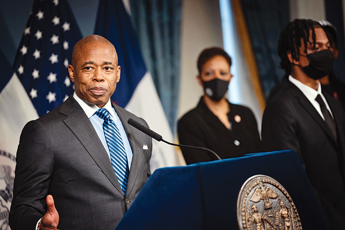 Photo Courtesy of Ed Reed/Mayoral Photography Office “New Yorkers have done a tremendous job getting vaccinated, but I know we can do more,” Mayor Adams said.
