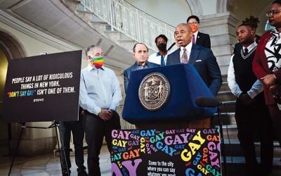 Adams Announces Campaign of Digital Billboards in Florida Denouncing ‘Don’t Say Gay’ Law