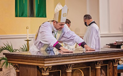 Bishop of Brooklyn Consecrates New Church Altars in Howard Beach, Breezy Point