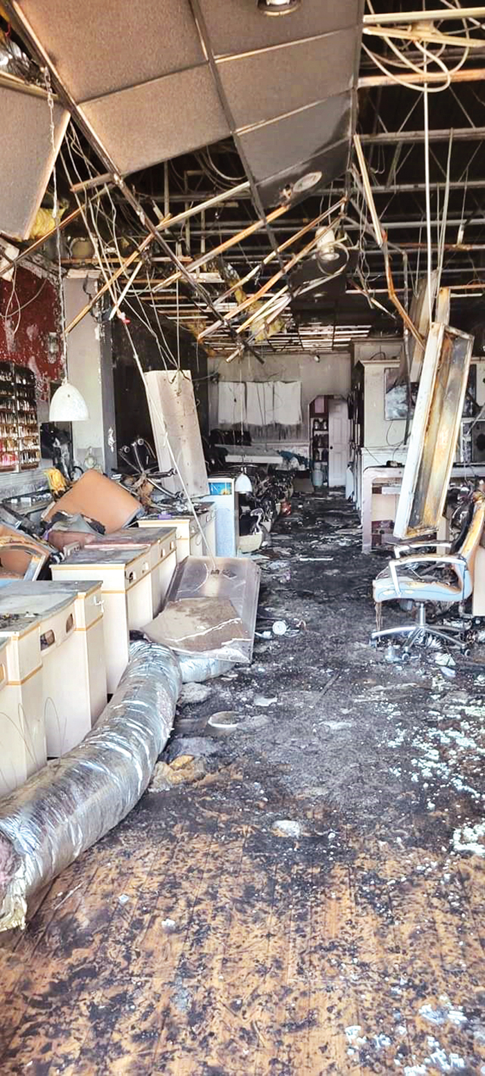 Sunday Blaze Damages Small Businesses