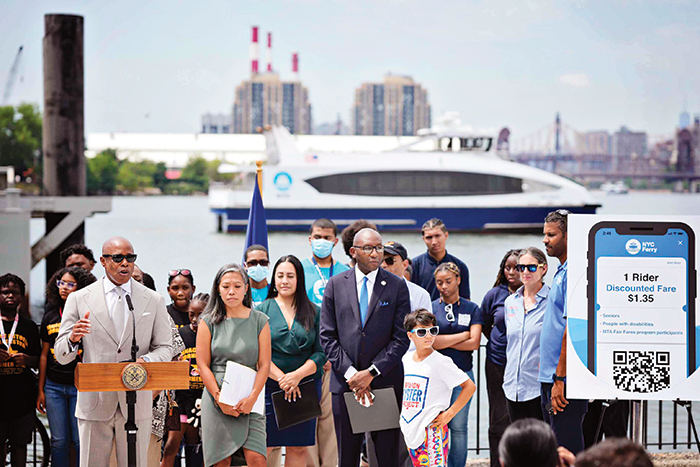 Adams Unveils ‘NYC Ferry Forward’