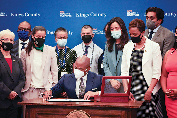 Adams Signs Legislation Guaranteeing Abortion in Five Boroughs