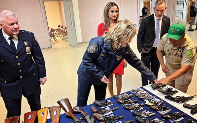 Sixty-Two Guns Taken off Streets at Buyback Event Co-Hosted by DA, NYPD