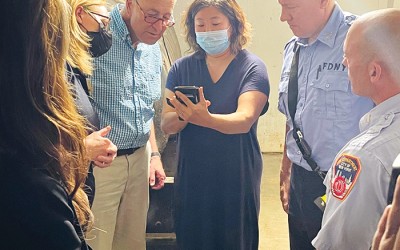 Pol Commemorates Ida Anniversary by Visiting Victims’ Homes