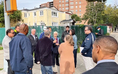Officials Visit Flooding Sites in Forest Hills