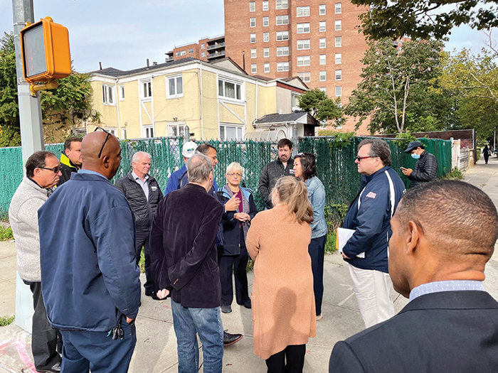 Officials Visit Flooding Sites in Forest Hills