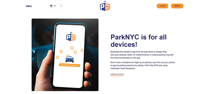 DOT Launches Updated ParkNYC App
