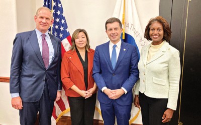 Meng, Buttigieg Talk Transit Crime